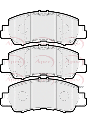 Brake Pad Set, disc brake (PAD2321)