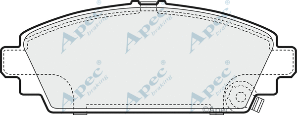 Brake Pad Set, disc brake (PAD1435)