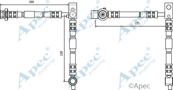 Brake Hose (HOS3715)