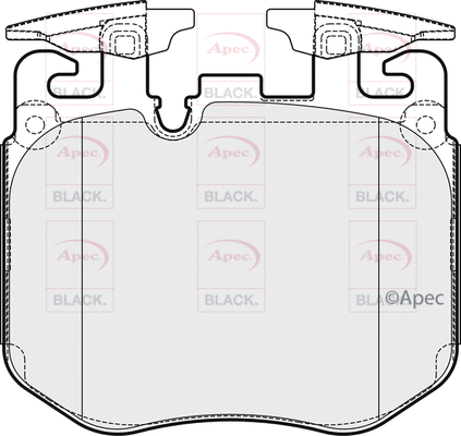Brake Pad Set, disc brake (PAD2161B)