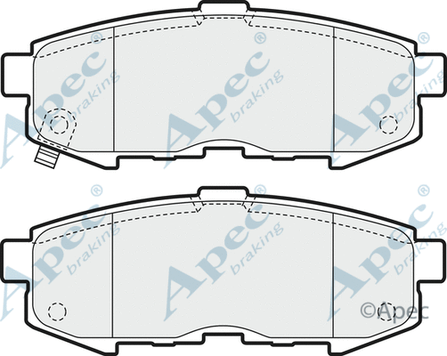 Brake Pad Set, disc brake (PAD1603)