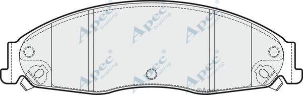 Brake Pad Set, disc brake (PAD1702)