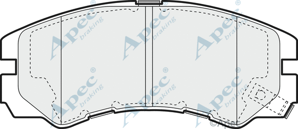 Brake Pad Set, disc brake (PAD1085)