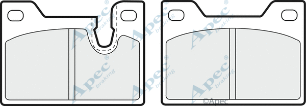 Brake Pad Set, disc brake (PAD319)
