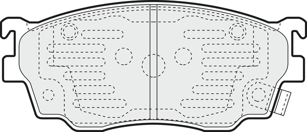 Brake Pad Set, disc brake (PD3540)