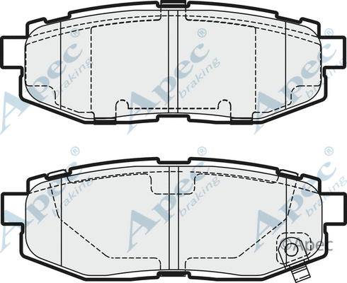 Brake Pad Set, disc brake (PAD1954)