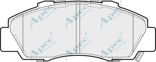 Brake Pad Set, disc brake (PAD1014)