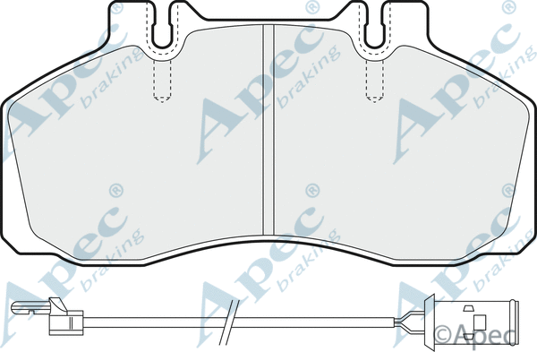 Brake Pad Set, disc brake (PAD963)