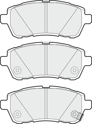 Brake Pad Set, disc brake (PD3116)