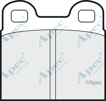 Brake Pad Set, disc brake (PAD123)