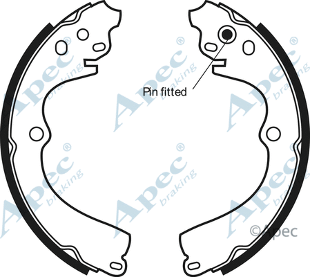 Brake Shoe Set (SHU509)