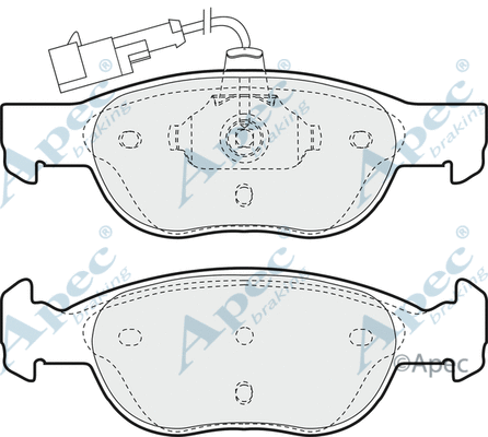 Brake Pad Set, disc brake (PAD895)