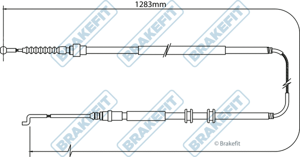 Cable Pull, parking brake (BBC3520)