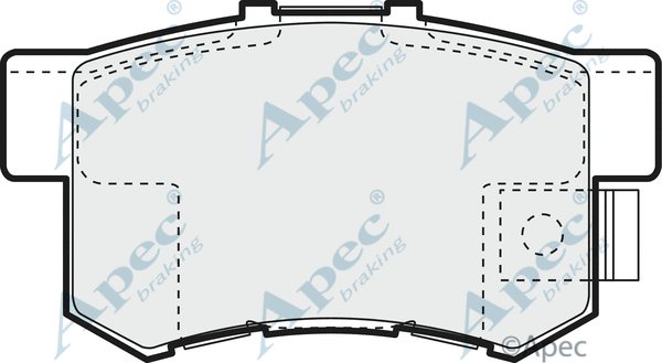 Brake Pad Set, disc brake (PAD1010)