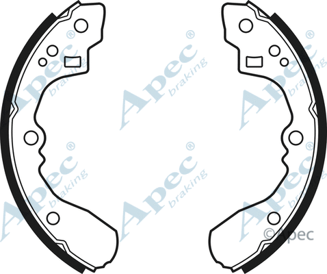 Brake Shoe Set (SHU400)