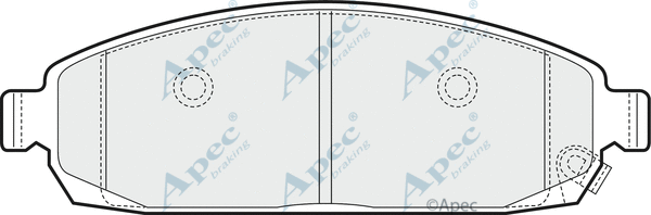 Brake Pad Set, disc brake (PAD1465)