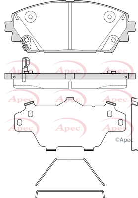 Brake Pad Set, disc brake (PAD2356)