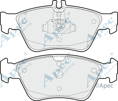 Brake Pad Set, disc brake (PAD886)