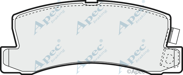 Brake Pad Set, disc brake (PAD777)