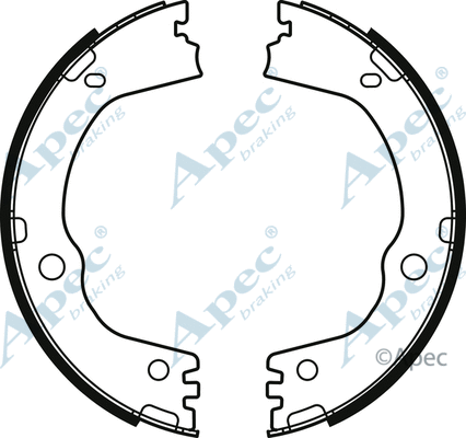 Brake Shoe Set, parking brake (SHU825)