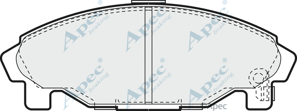 Brake Pad Set, disc brake (PAD952)
