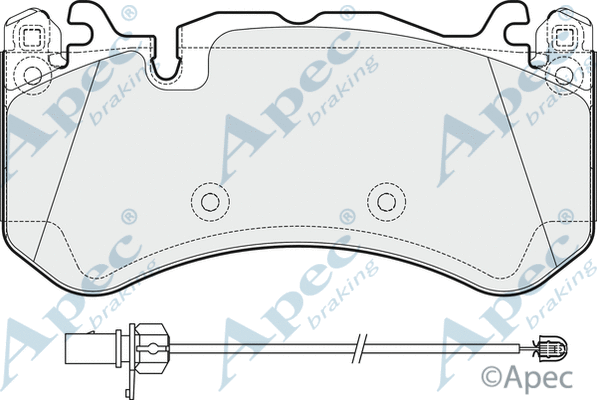 Brake Pad Set, disc brake (PAD1926)