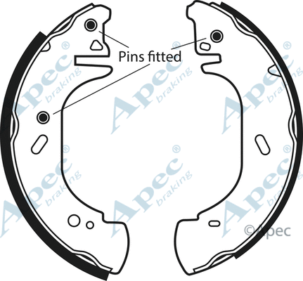 Brake Shoe Set (SHU629)