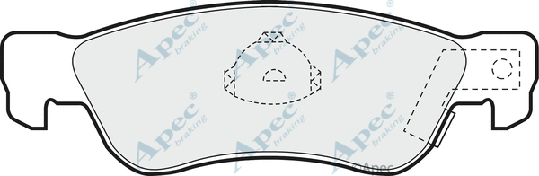 Brake Pad Set, disc brake (PAD609)