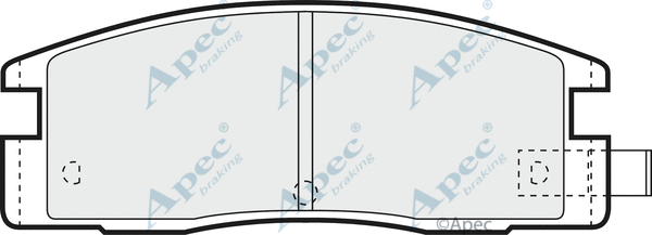 Brake Pad Set, disc brake (PAD751)
