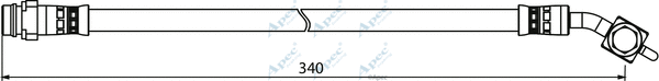 Brake Hose (HOS3924)