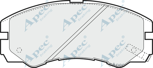 Brake Pad Set, disc brake (PAD797)