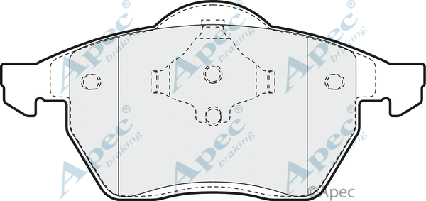 Brake Pad Set, disc brake (PAD875)