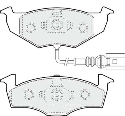 Brake Pad Set, disc brake (PD3488)
