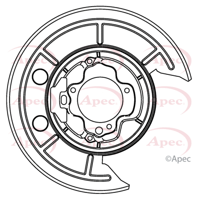 Splash Guard, brake disc (ASG1013)