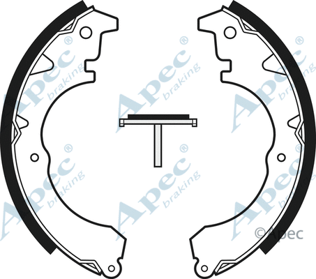 Brake Shoe Set (SHU345)