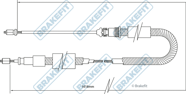 Cable Pull, parking brake (BBC3340)