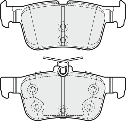 Brake Pad Set, disc brake (PD3739)