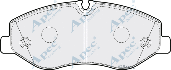 Brake Pad Set, disc brake (PAD2051)