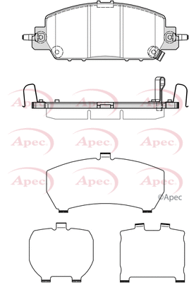 Brake Pad Set, disc brake (PAD2402)