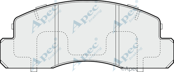 Brake Pad Set, disc brake (PAD870)