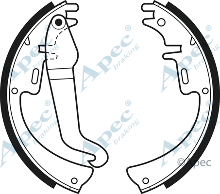 Brake Shoe Set (SHU35)