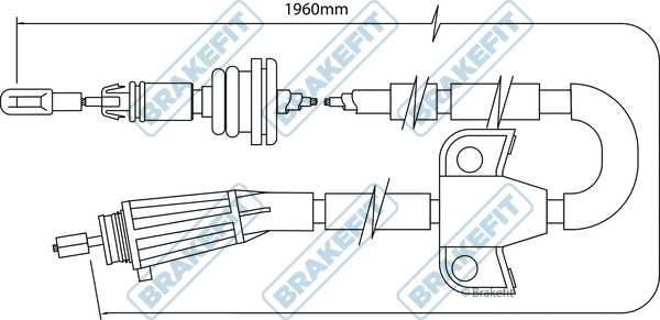 Cable Pull, parking brake (BBC3509)