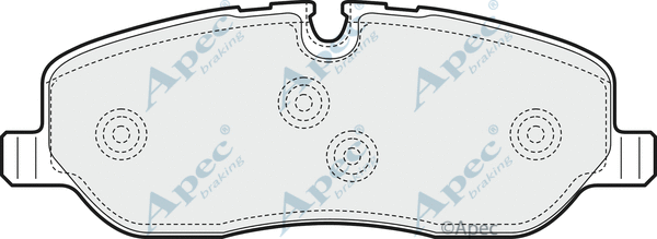 Brake Pad Set, disc brake (PAD1468B)