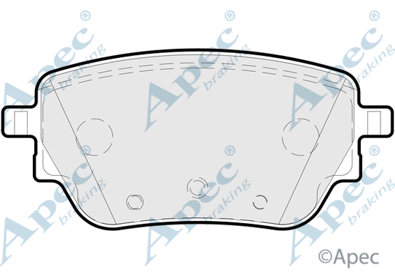 Brake Pad Set, disc brake (PAD2246)