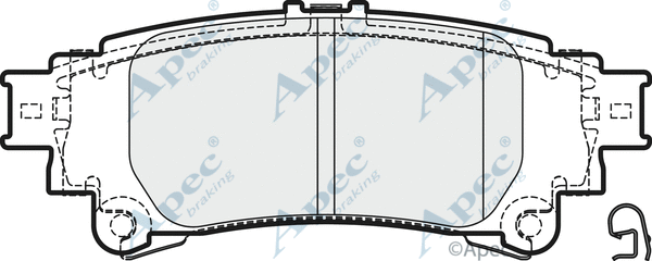 Brake Pad Set, disc brake (PAD2008)