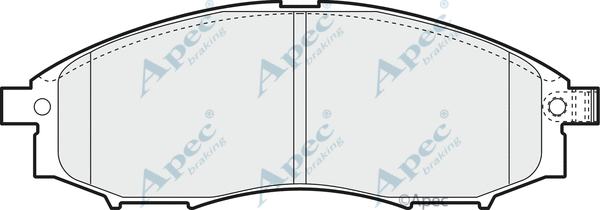 Brake Pad Set, disc brake (PAD1429)