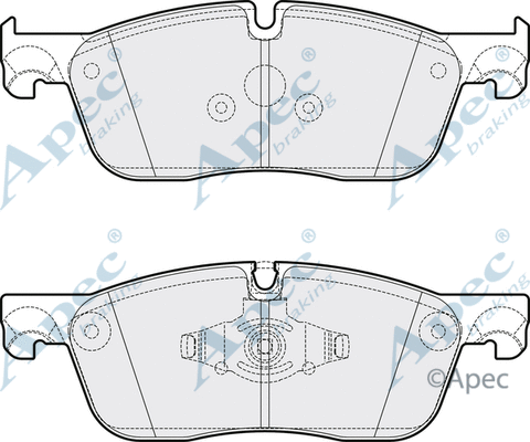 Brake Pad Set, disc brake (PAD2061B)