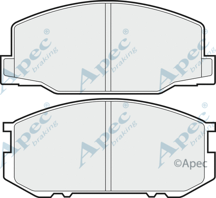 Brake Pad Set, disc brake (PAD395)