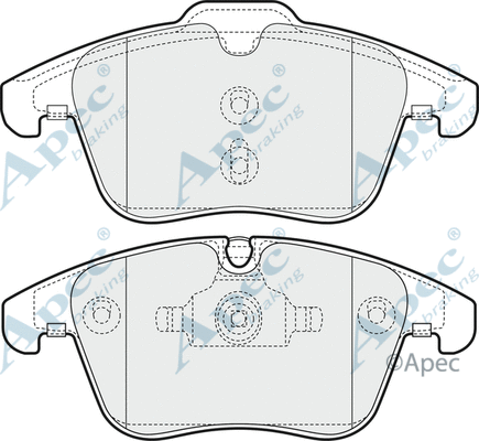 Brake Pad Set, disc brake (PAD1602)