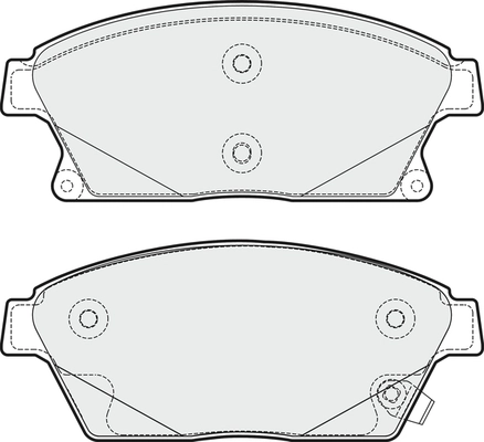 Brake Pad Set, disc brake (PD3268)
